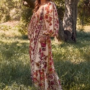 New Oddi Bohemian Floral Maxi Dress